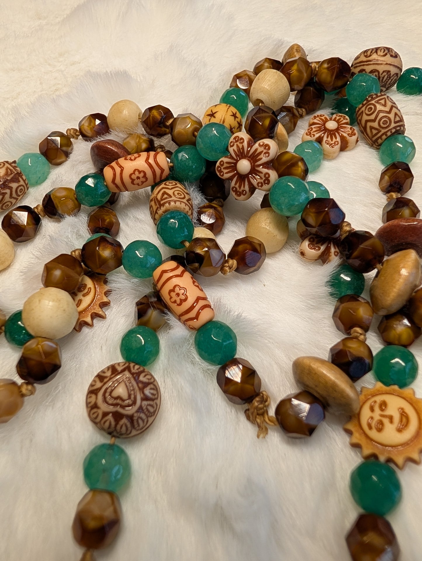 Boho Necklace Happy