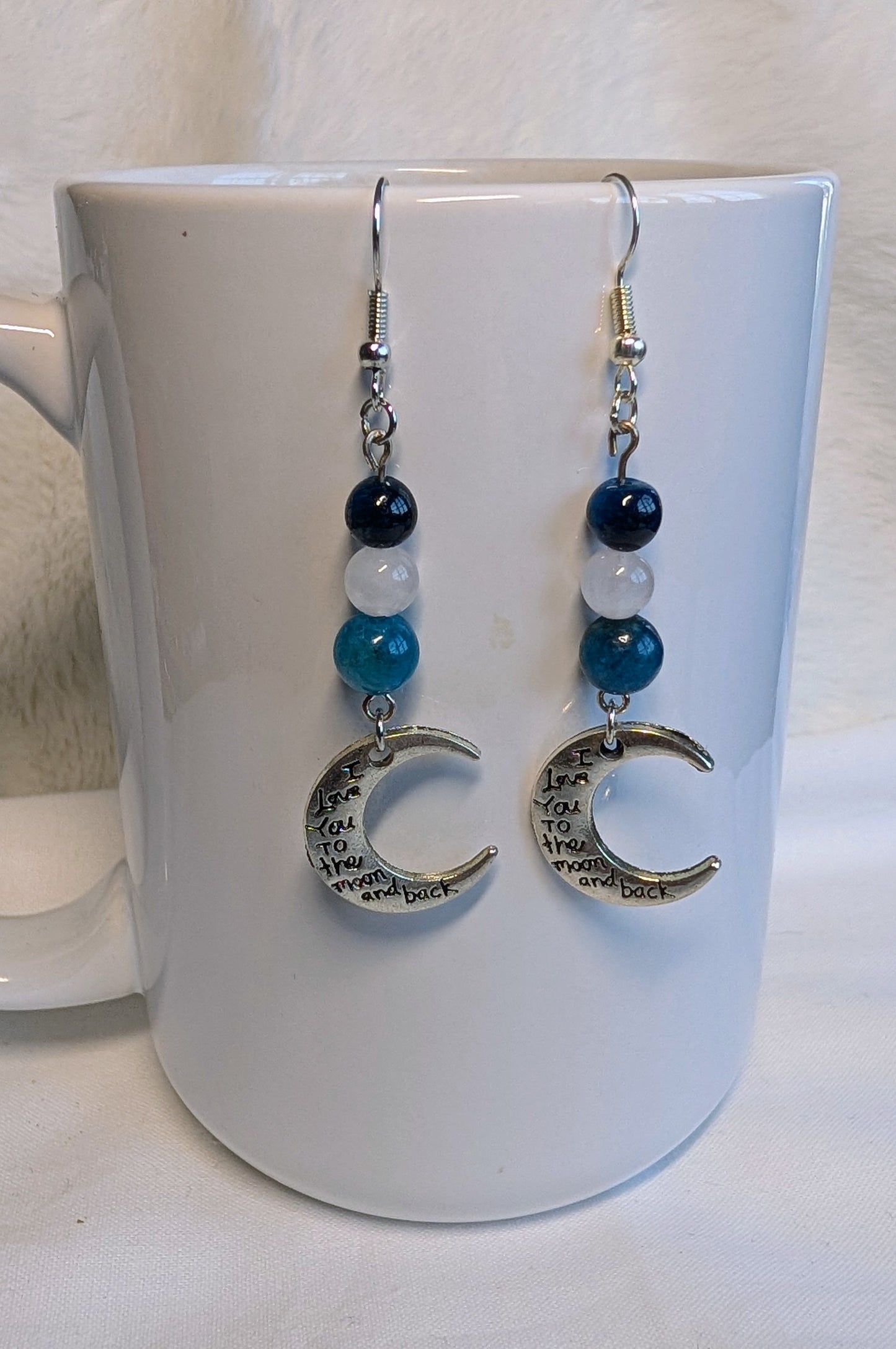 I love you to the moon and back earrings