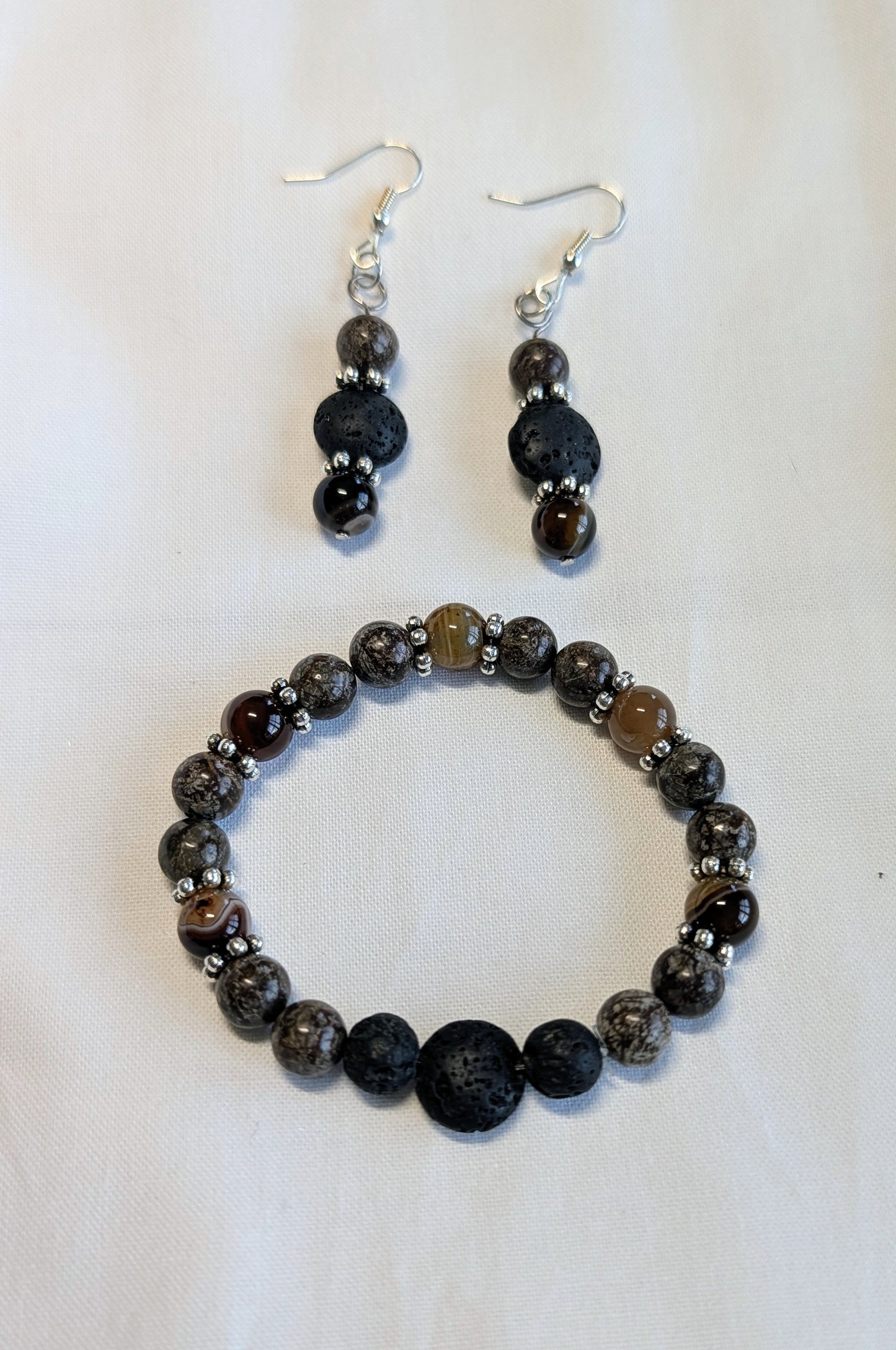 Volcano and Agate set