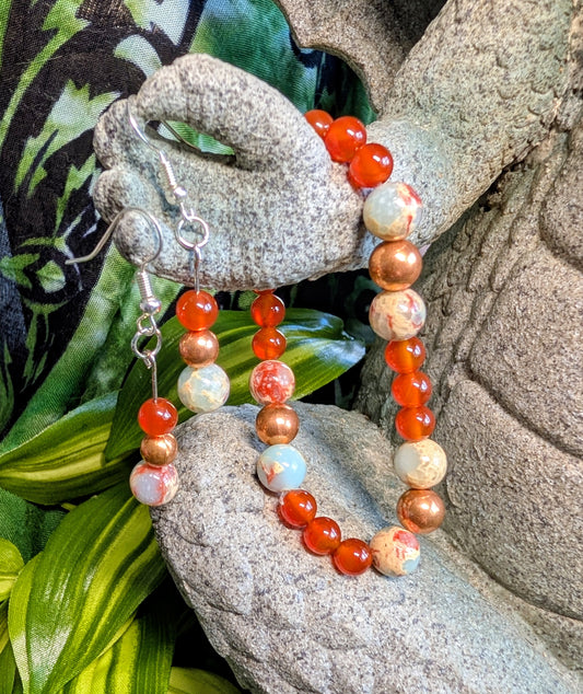 Earrings and Bracelet Set
