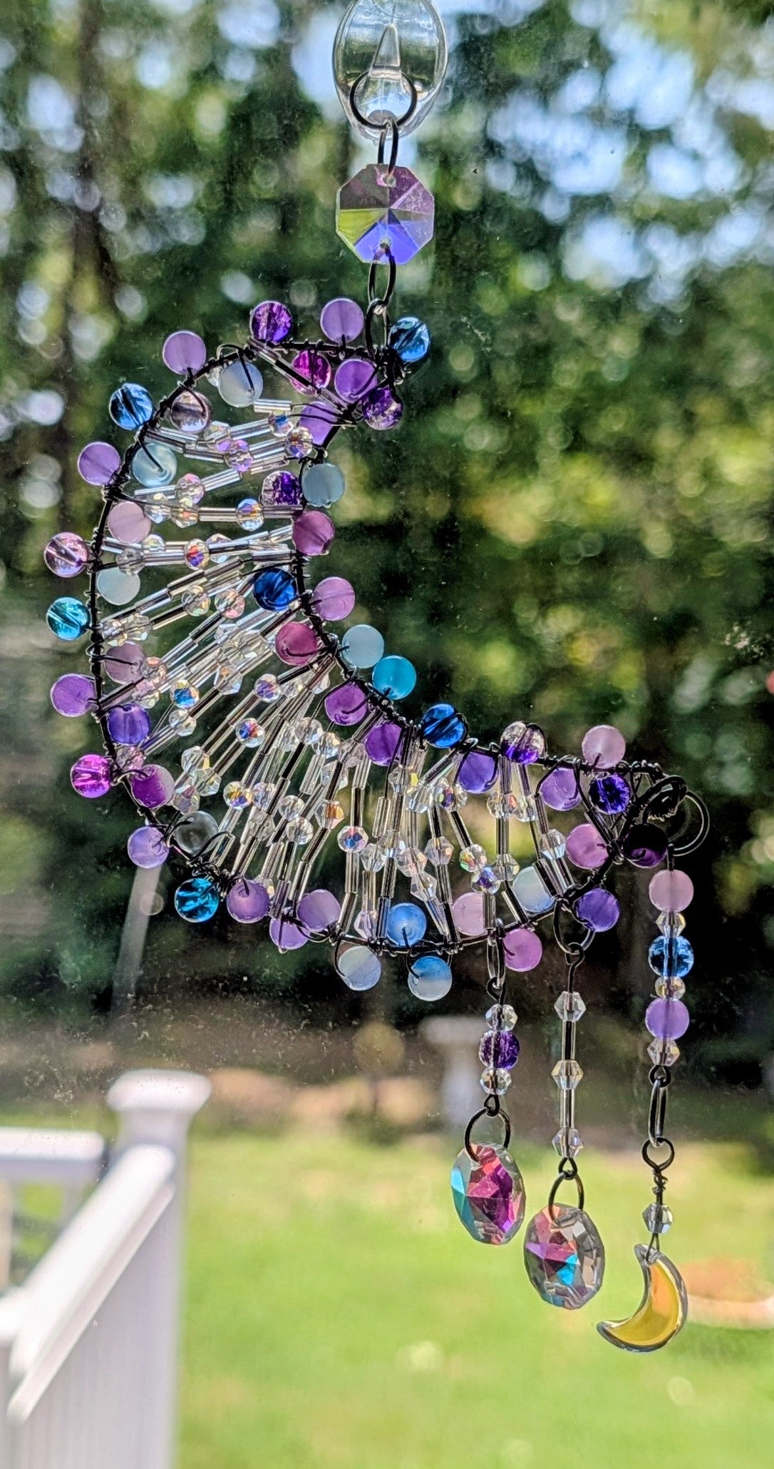 Moon suncatcher practice piece