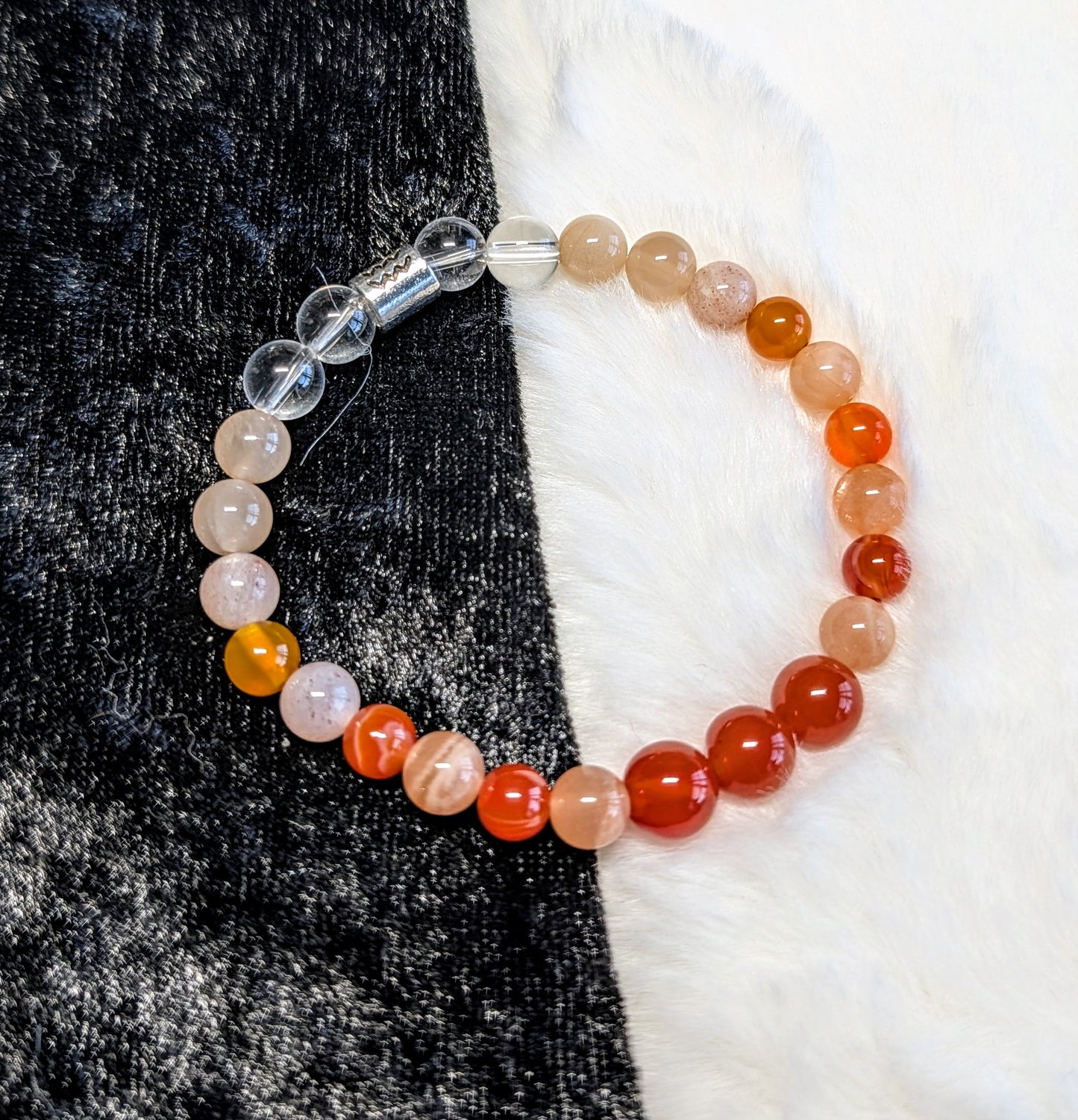 Aquarius gemstone bracelet