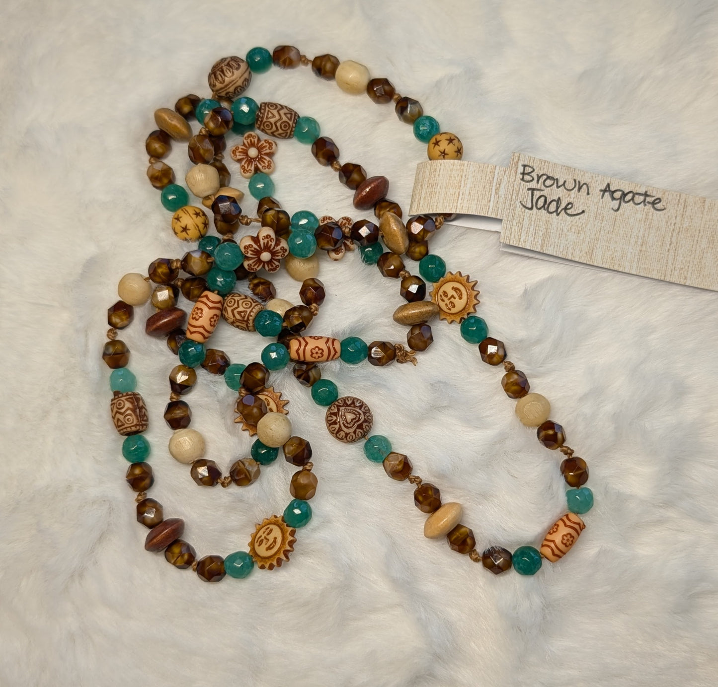 Boho Necklace Happy