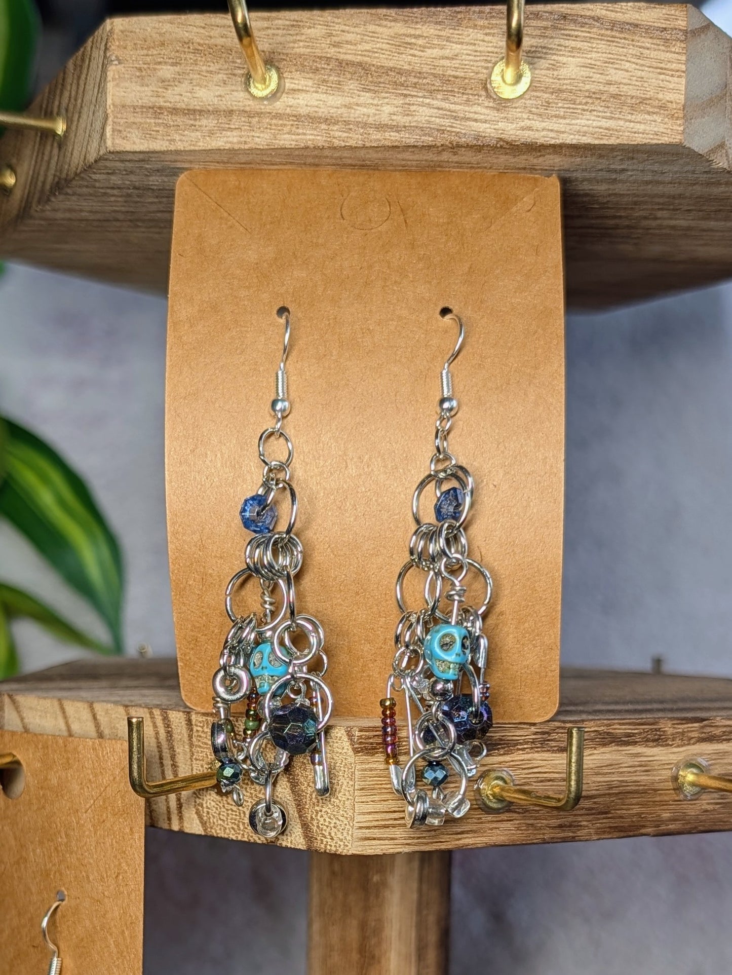 Punk Rock Skull Earrings