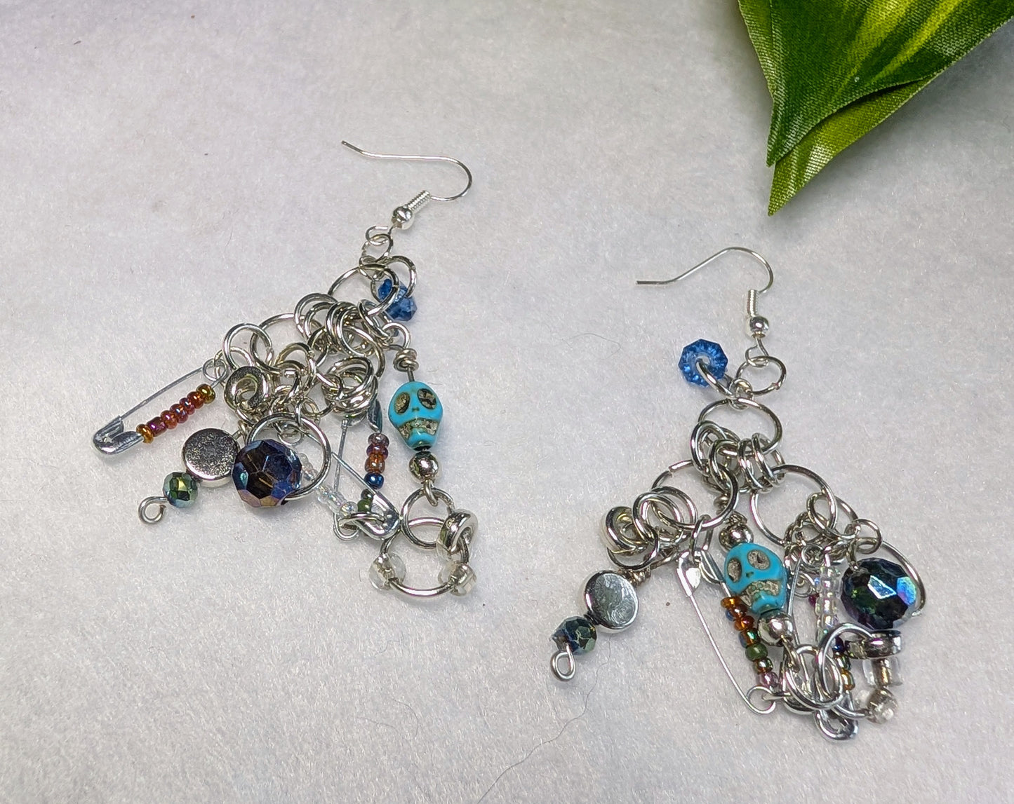 Punk Rock Skull Earrings