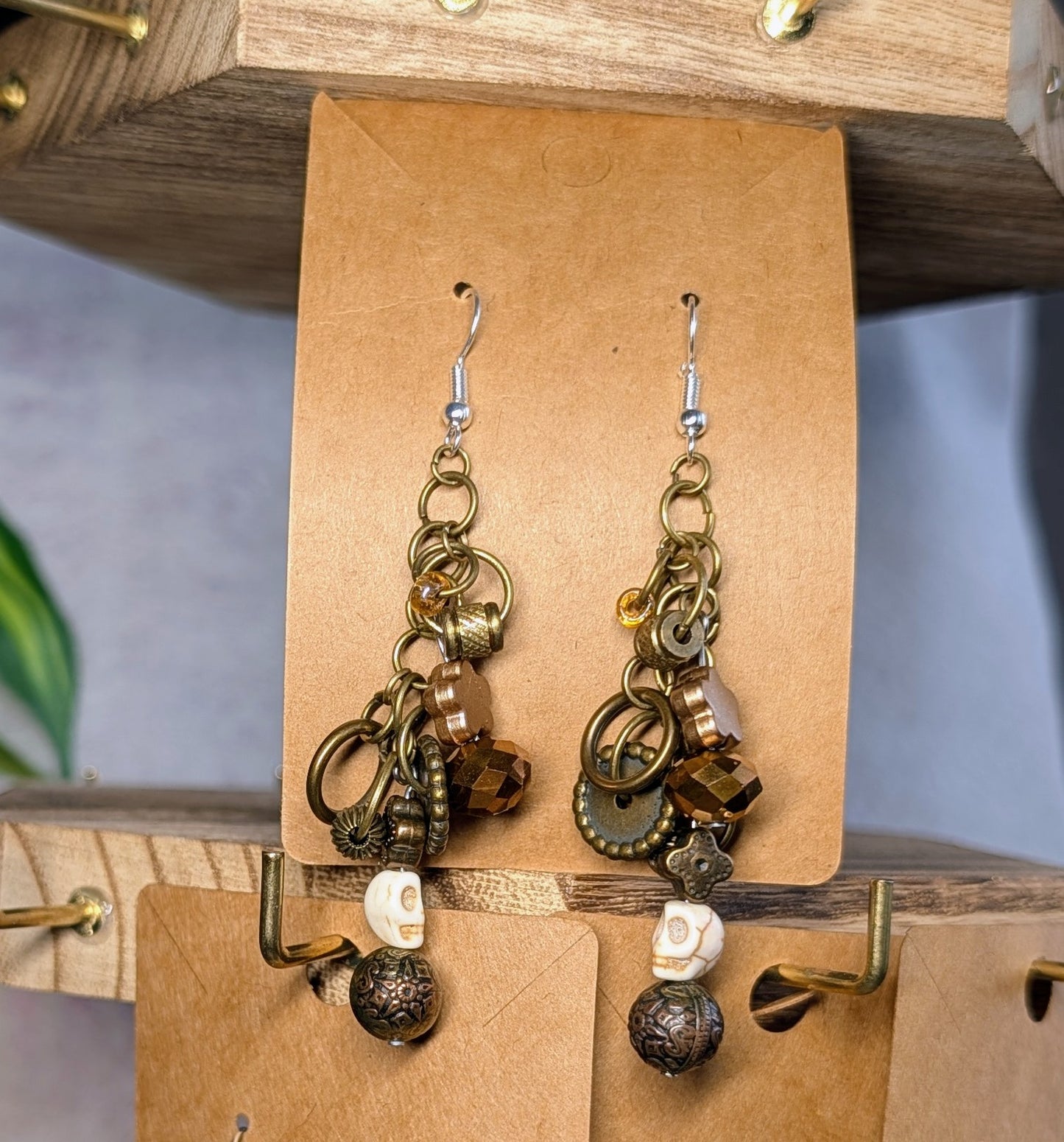 Punk Rock Skull Earrings