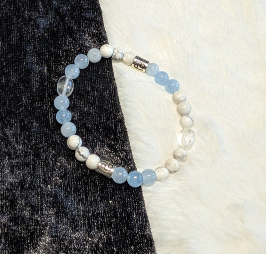 Cancer gemstone bracelet