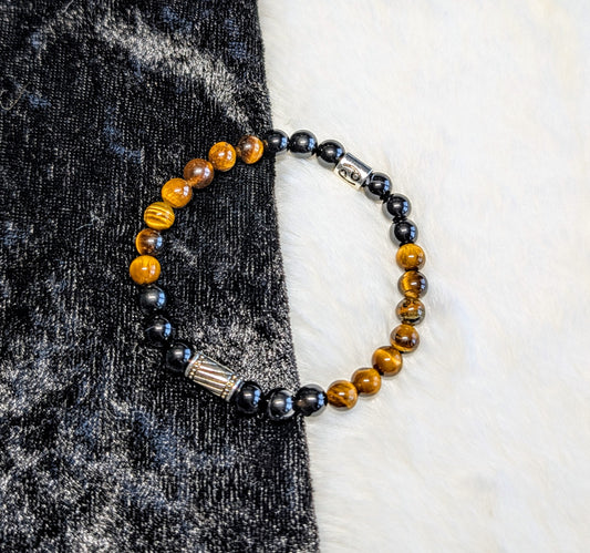 Cancer gemstone bracelet
