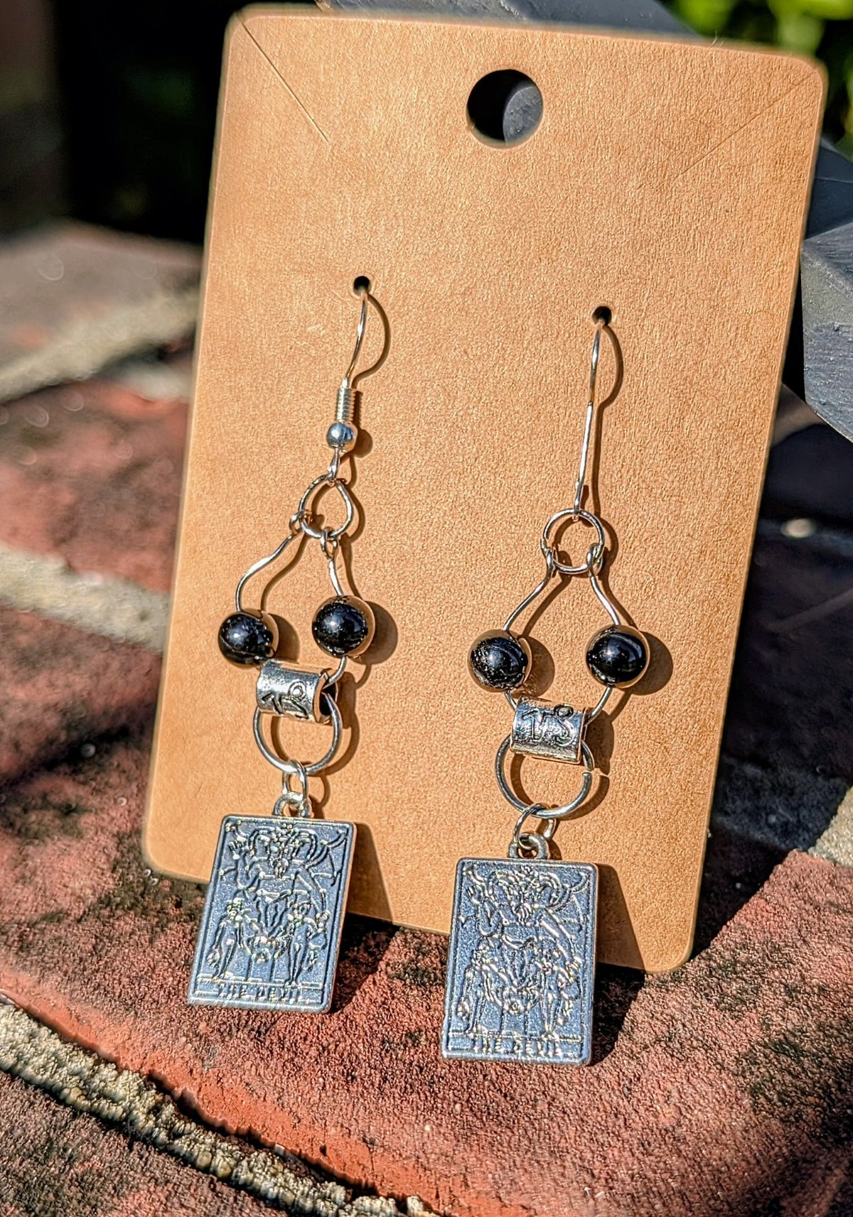 Zodiac, Tarot and Crystal themed earrings
