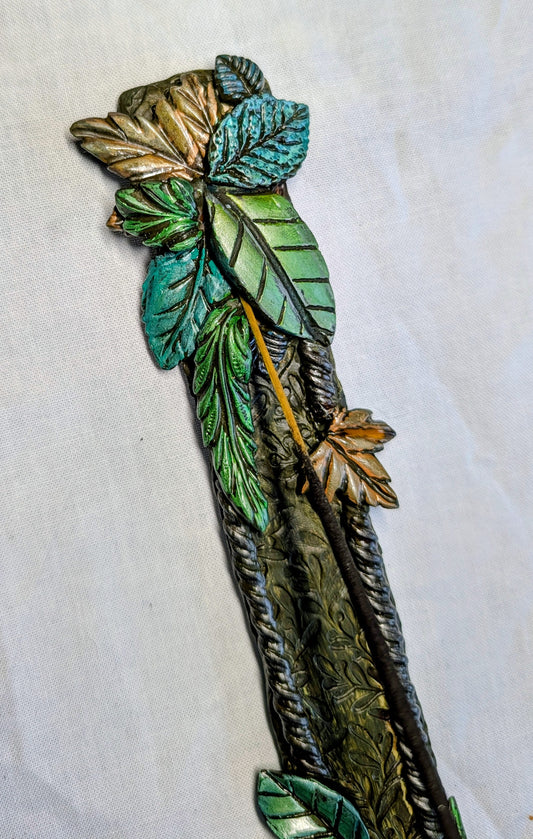 Incense burner - leaves