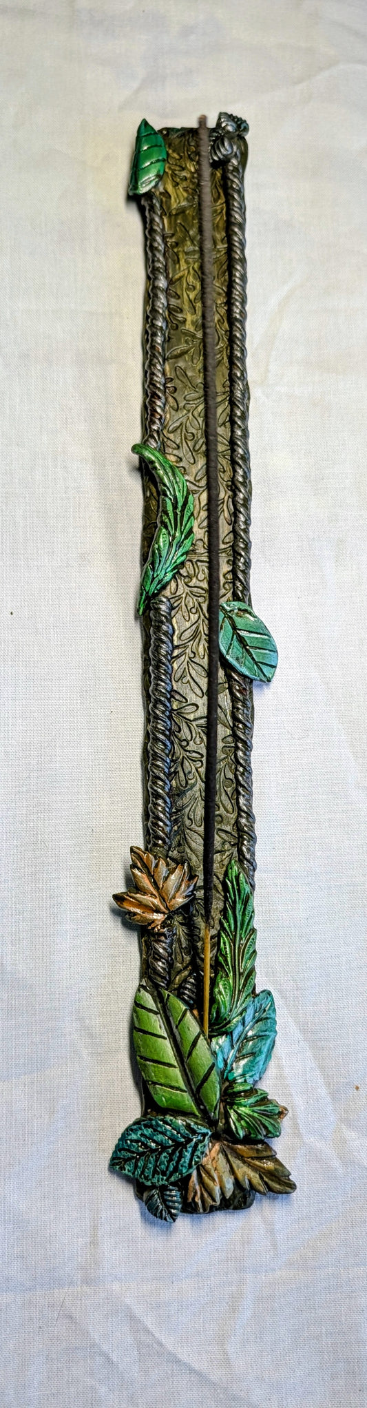 Incense burner - leaves