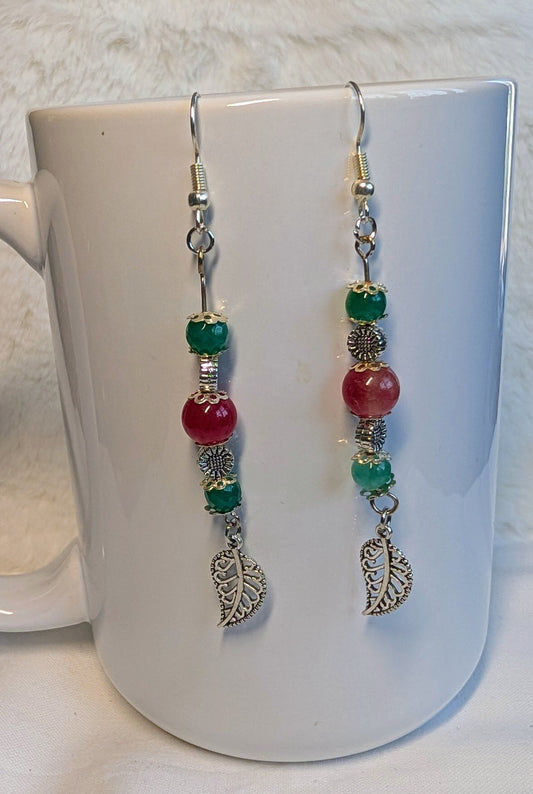 leaves earrings