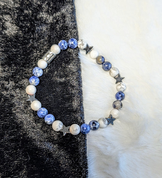 Libra gemstone bracelet