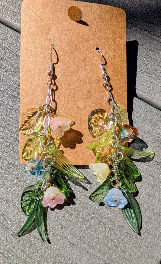 Dangly Flowers and Leaves