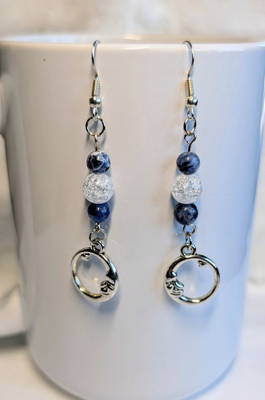 Moon earrings