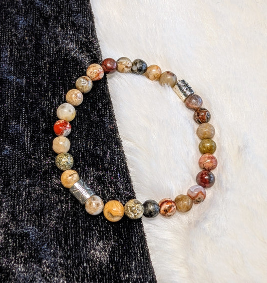 Pisces gemstone bracelet