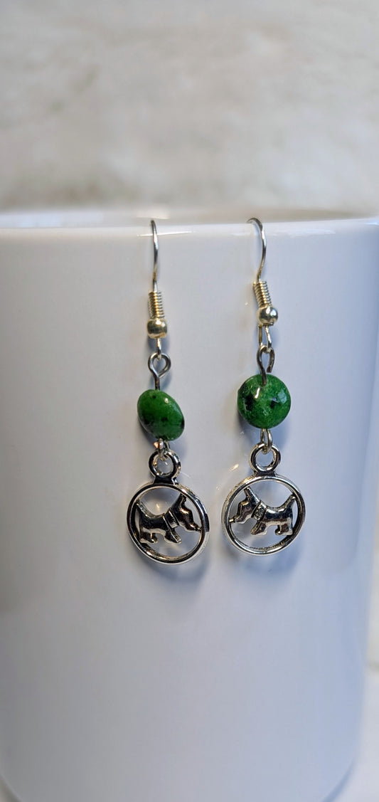 Terrier earrings