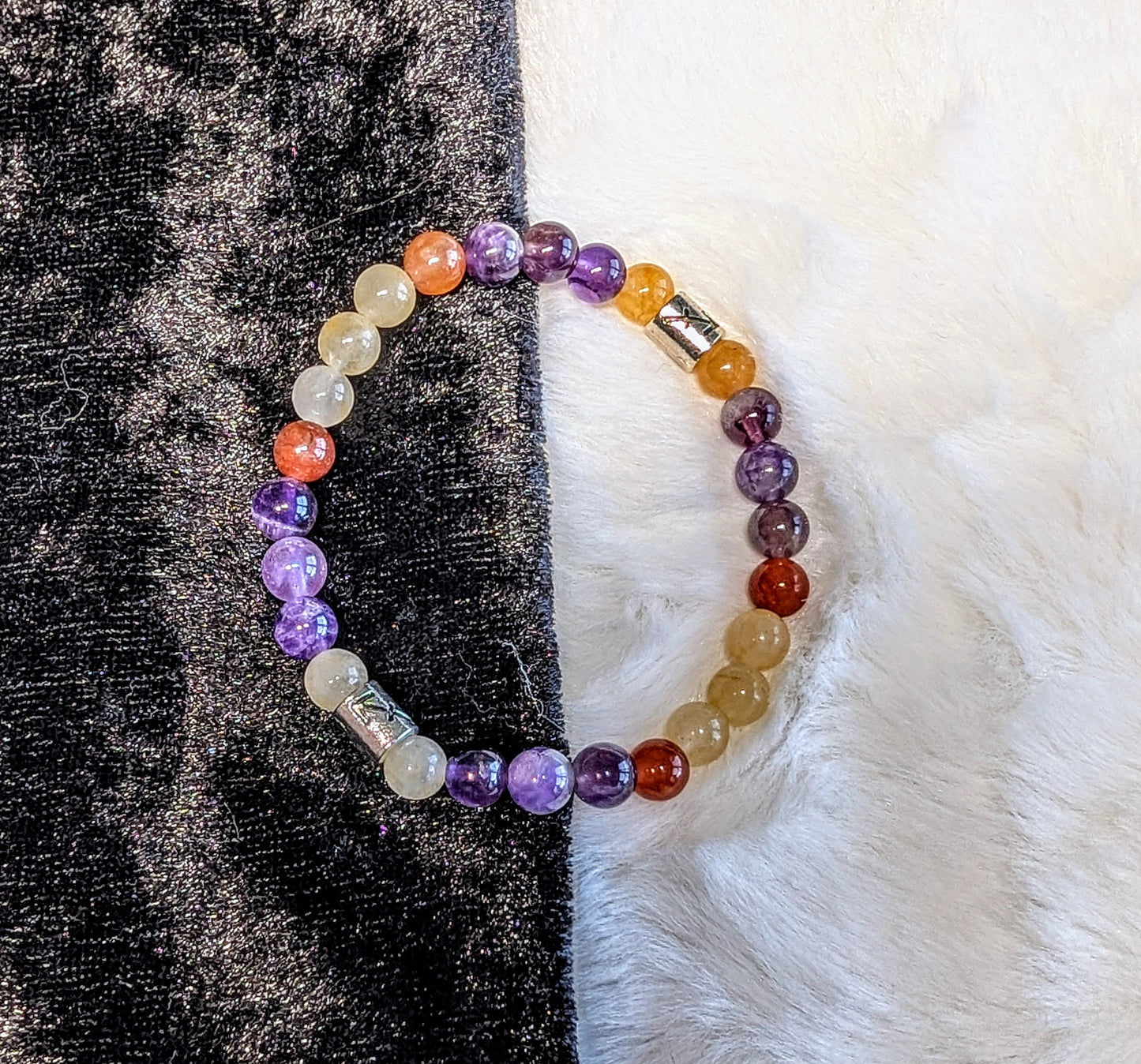 Sagittarius gemstone bracelet