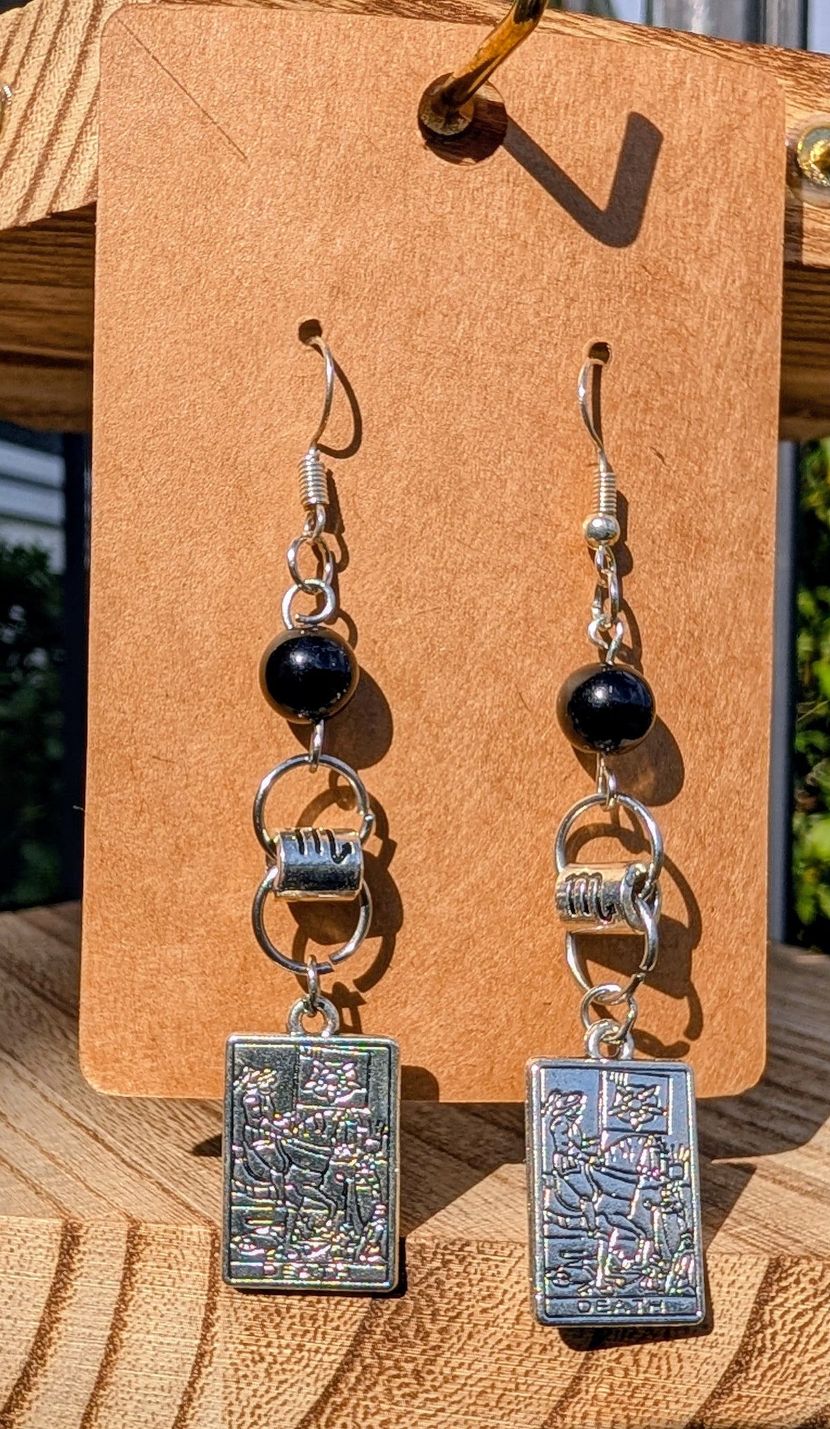 Zodiac, Tarot and Crystal themed earrings