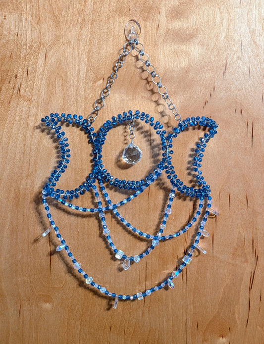 Triple Moon Suncatcher