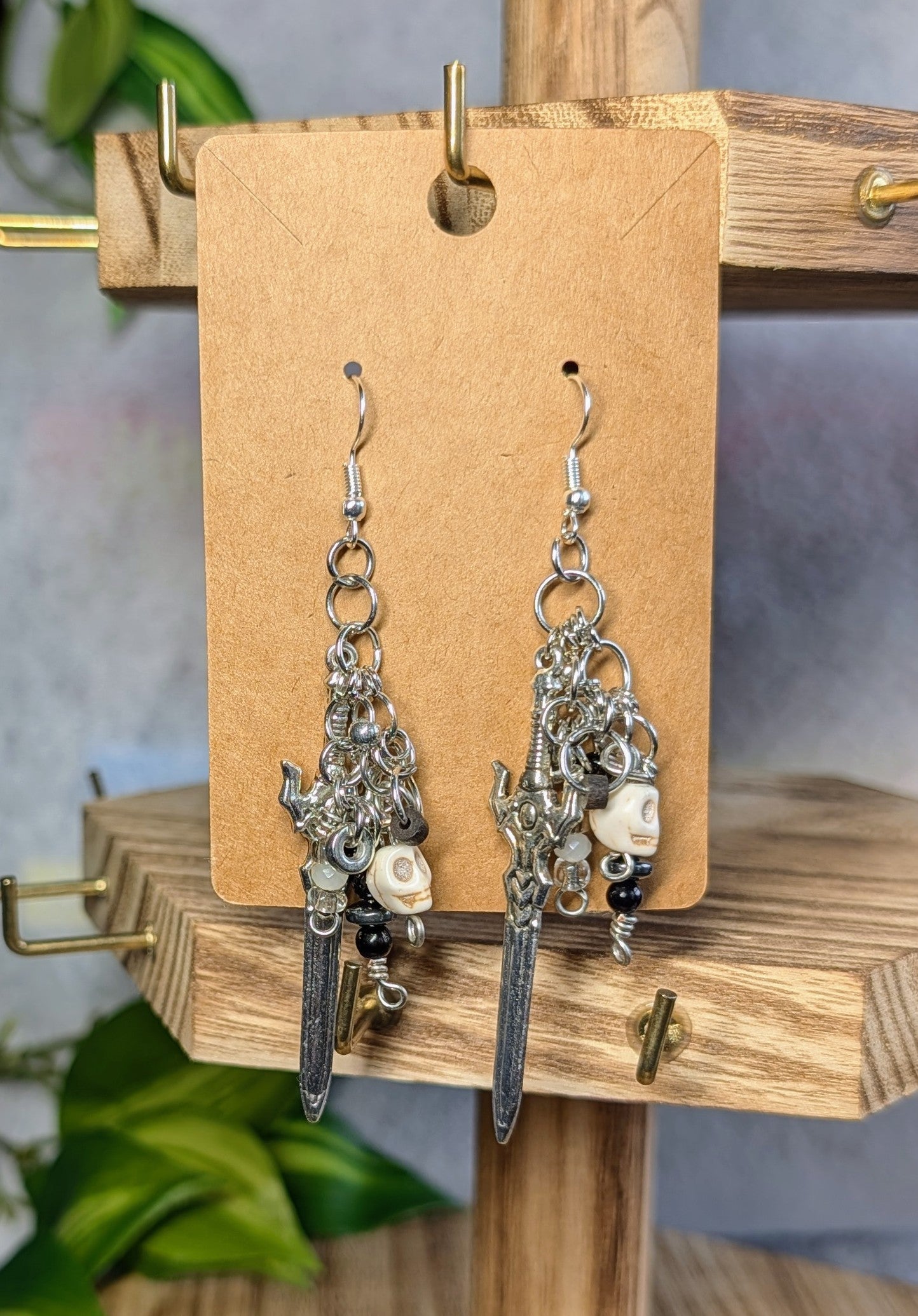 Punk Rock Skull Earrings