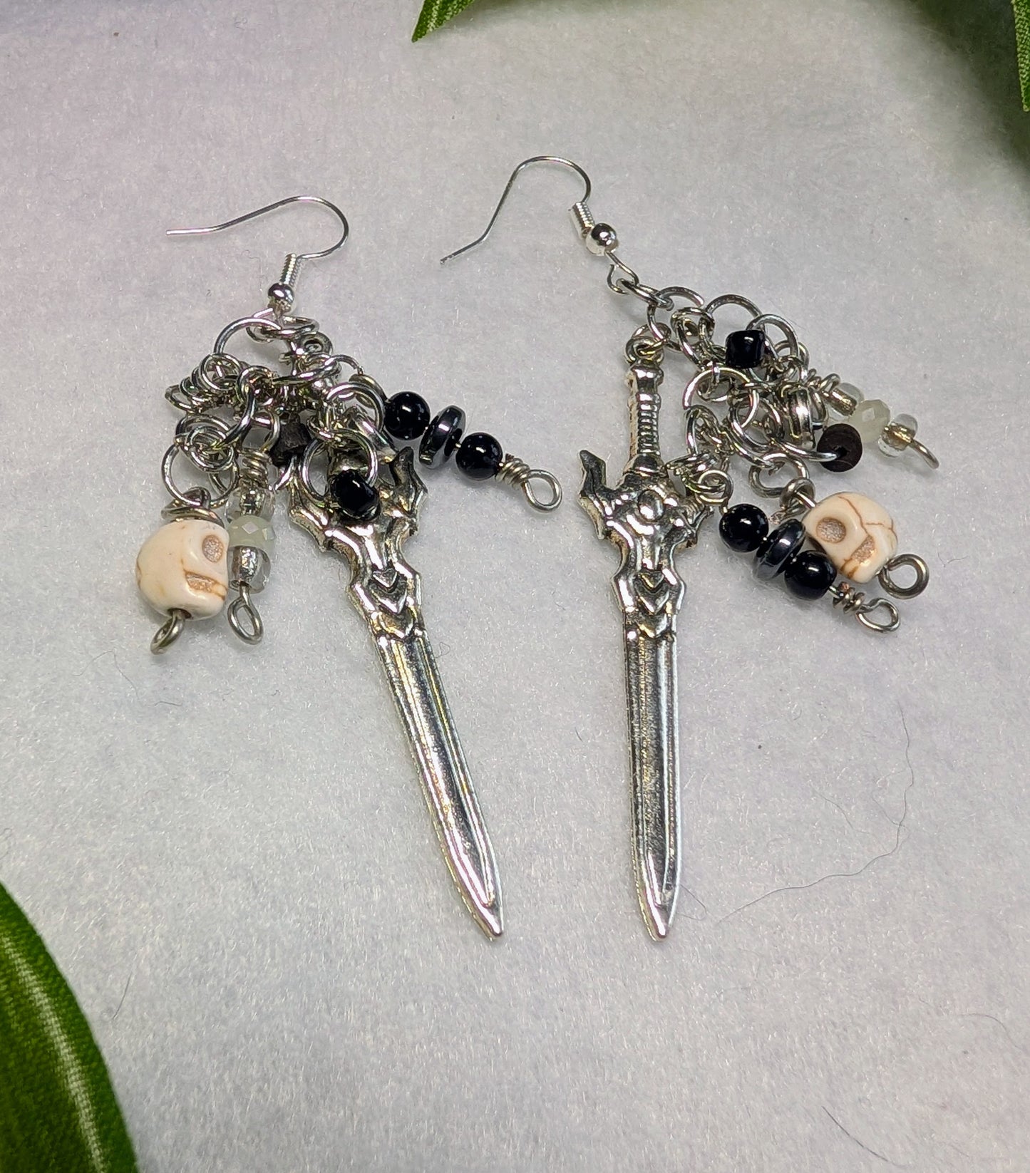 Punk Rock Skull Earrings