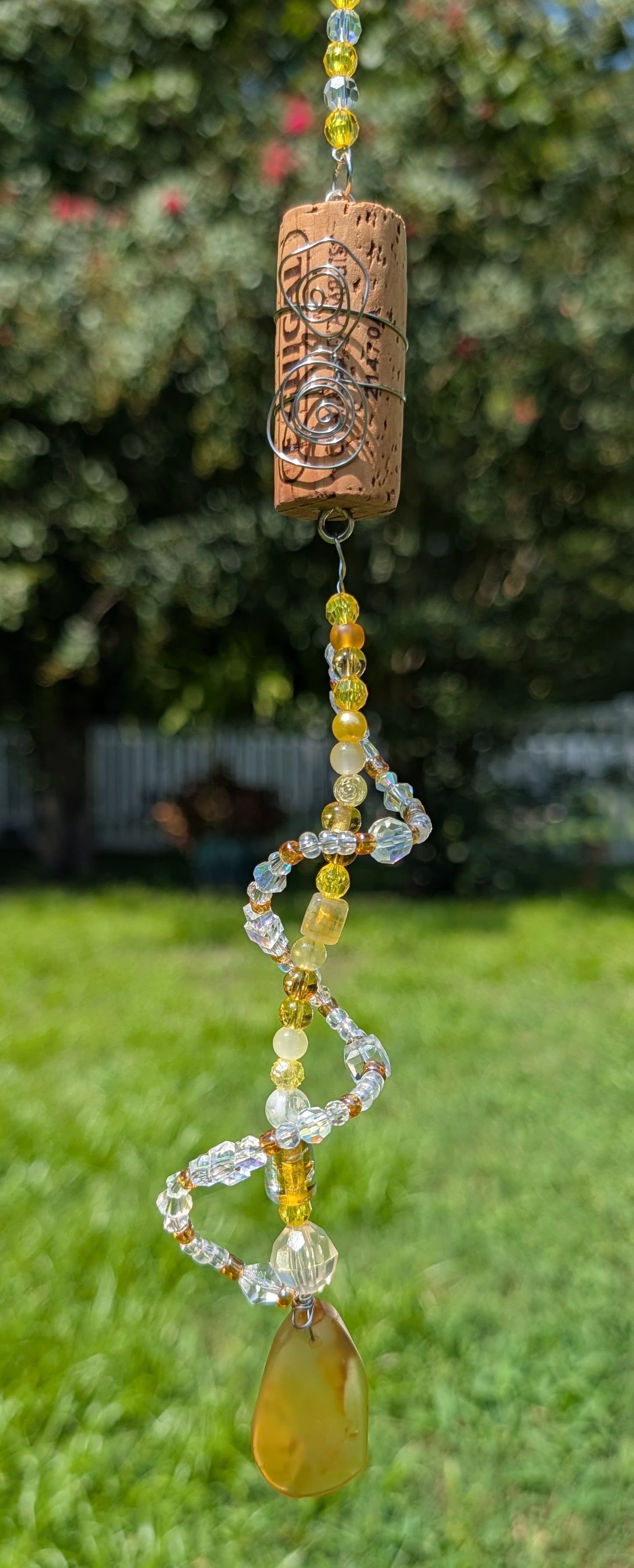 Wine Cork Suncatchers