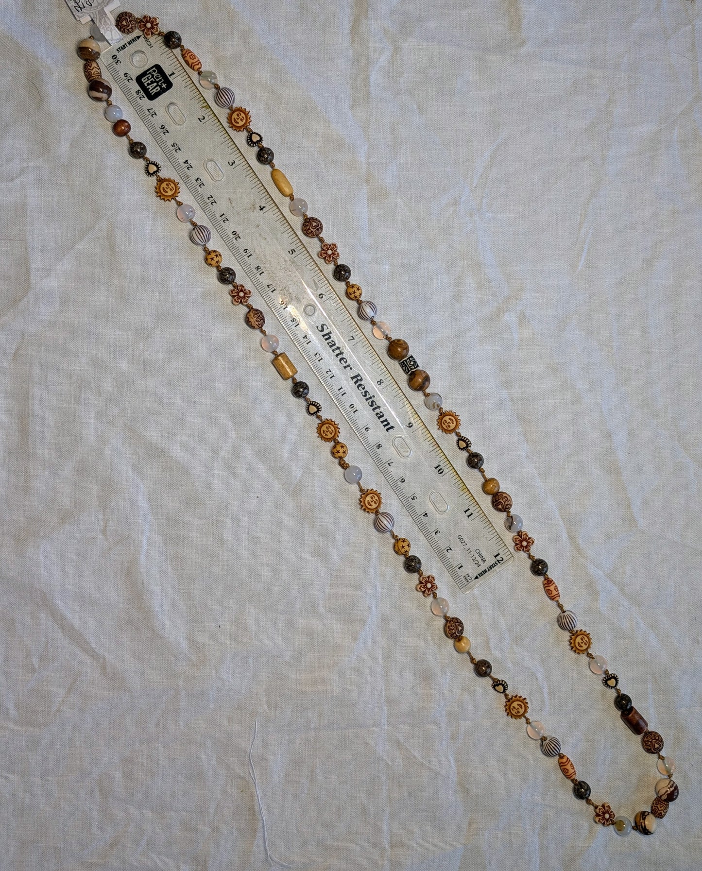 Boho Necklace Zebra